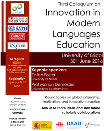 Third Colloquium on Innovation in Modern Languages Education